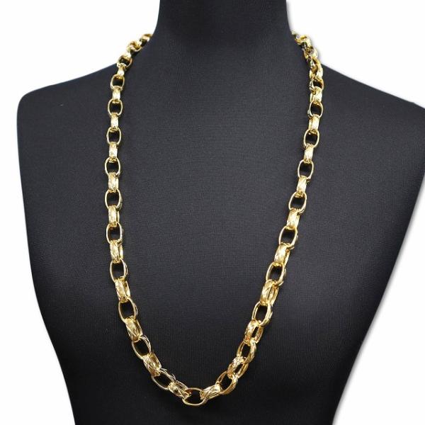 ゴールドメッキ チェーン ネックレス レディース