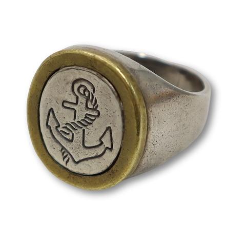 VIN'S ヴィンズ ANCHOR RING アンカー リング 指輪 23号 SILVER/GOLD...
