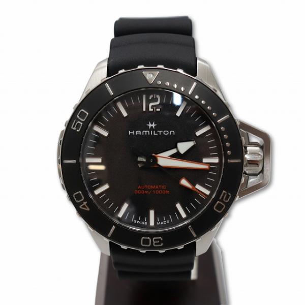 ハミルトン HAMILTON H77825330 カーキ ネイビー オープンウォーター オート ウォ...