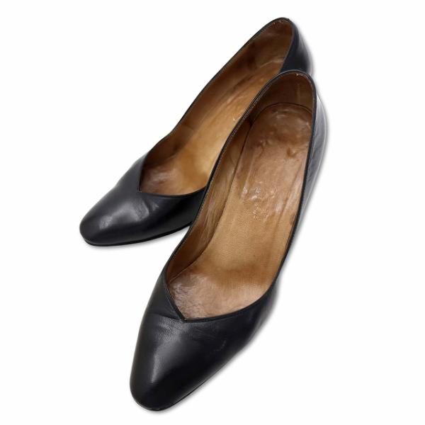 ワシントン ギンザ トーキョー WASHINGTON 銀座 シンプル ハイヒール パンプス 黒 23...