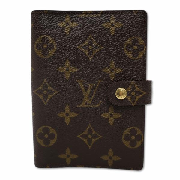 ルイヴィトン LOUIS VUITTON R20005 モノグラム アジェンダPM 手帳カバー メン...