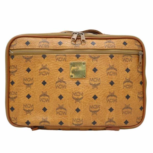 エムシーエム MCM コニャック・ヴィセトス トラベルポーチ バニティバッグ バッグ BROWN(ブ...