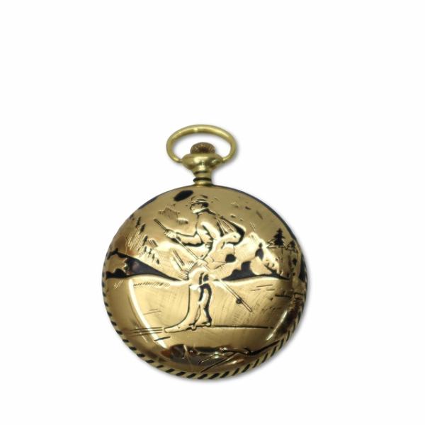 アシェット 蘇る 古の時計 郷愁の懐中時計コレクション 金色 可動品 メンズ レディース