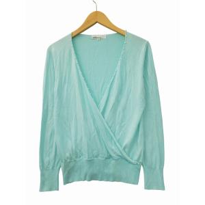 クリアインプレッション CLEAR IMPRESSION ビーズ カシュクール ニット セーター 2 TURQUOISEBLUE(ターコイズブルー) 春秋 レディース