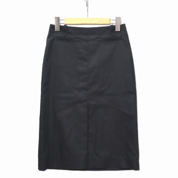 アルチザン サンク ARTISAN CINO ミモレ ペンシル タイトスカート ブラック 9 レディ...