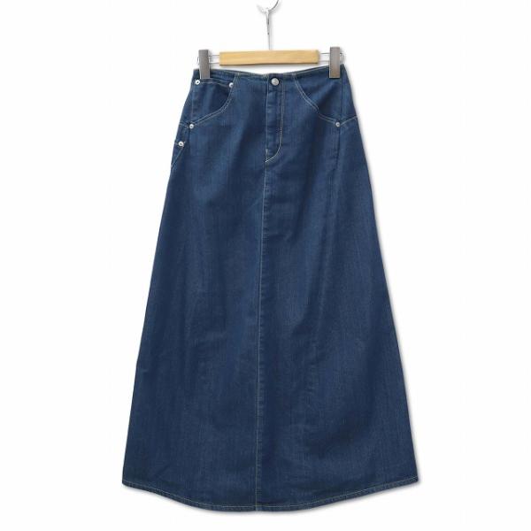 リーバイス Levi's エンジニアード シンチバック デニム Aライン ロングスカート S レディ...