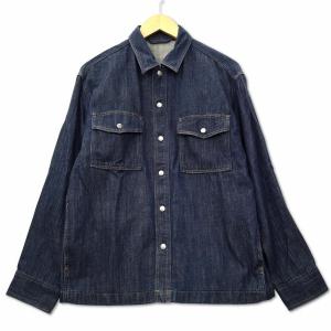ユニクロ UNIQLO デニム シャツ ジャケット 160 インディゴ キッズ