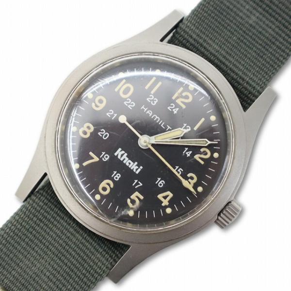 ハミルトン HAMILTON ヴィンテージ 9415A KHAKI カーキ 手巻き ミリタリー ウォ...