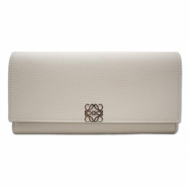 ロエベ LOEWE C821ACWX05 アナグラム コンチネンタル ウォレット (ペブルグレインカ...