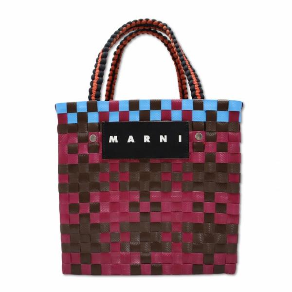 MARNI MARKET マルニ マーケット JERSEY HANDLE BASKET ジャージー ...