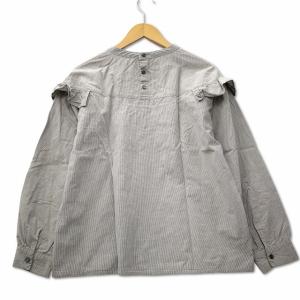 Keitto チェック バンドカラーフリル カ...の詳細画像1