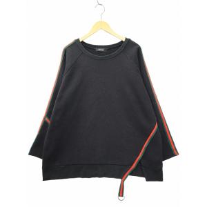 アンビー ENVYM 裏起毛 スウェット トレーナー FREE BLACK(BLACK) 秋冬 レディース