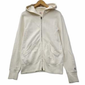 チャンピオン CHAMPION × TODD SNYDER スウェット フルジップ パーカー S ホワイト