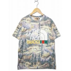未使用品 GUCCI×THE NORTH FACE グッチ×ザ ノースフェイス 672475 XJD...