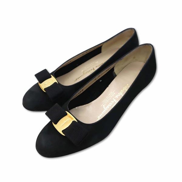 サルヴァトーレフェラガモ Salvatore Ferragamo ヴェラ ヌバック レザー ラウンド...