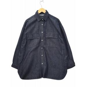 未使用品 スタディオクリップ Studio Clip BIG デニム SHJK ビッグ デニム シャツジャケット M INDIGO(インディゴ) 春秋 レディース
