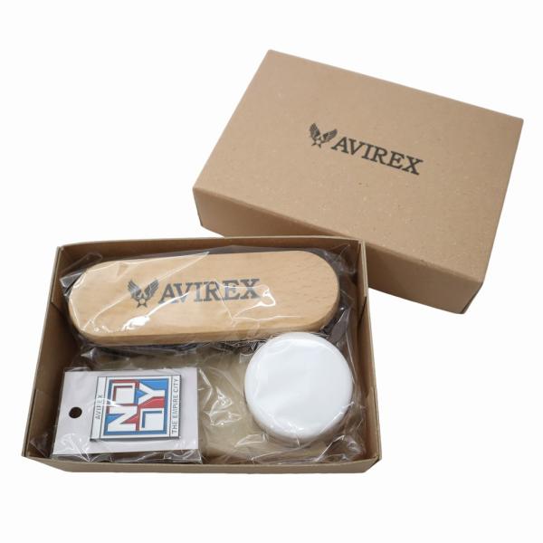 未使用品 アヴィレックス AVIREX ジャーマン ブラシ レザーケア用品 3点セット  その他