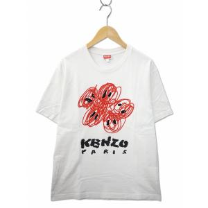ケンゾー KENZO Drawn Varsity クラシック Tシャツ L WHITE(ホワイト) ...