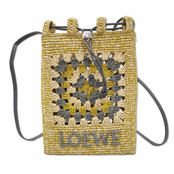 未使用品 ロエベ LOEWE C630PHPX07 ドローストリング ポケット(クラシックカーフ&amp;ラ...