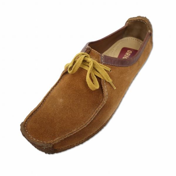 クラークス clarks Natalie ナタリー スエード シューズ 9G(UK) BROWN(ブ...