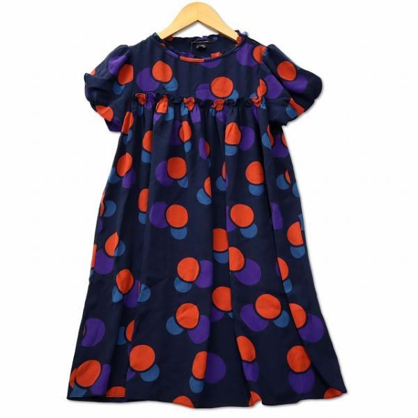 未使用品 リトル マークジェイコブス LITTLE MARC JACOBS 総柄 プリント シルク ...