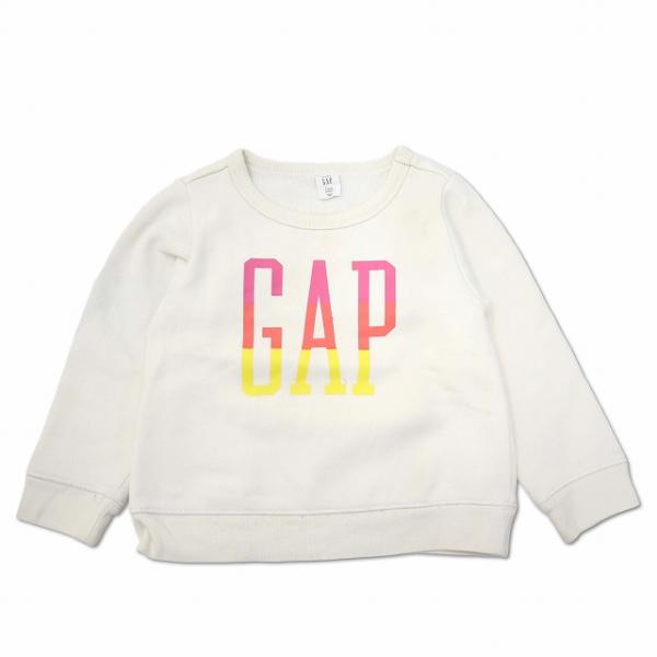 ベビーギャップ BABY GAP ロゴプリント 裏起毛 スウェットトレーナー 3Y (100cm) ...