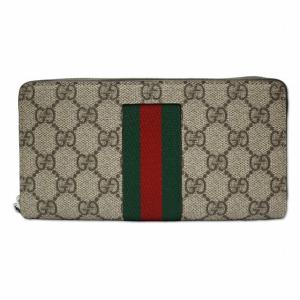 未使用品 グッチ GUCCI 779870 GGスプリーム ジップアラウンド ウォレット 長財布 メンズ レディース