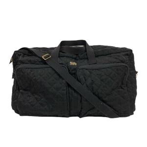 【中古】ソニアリキエル SONIA RYKIEL ボストンバッグ キルティング ロゴ 黒 ブラック レディース 【ベクトル 古着】