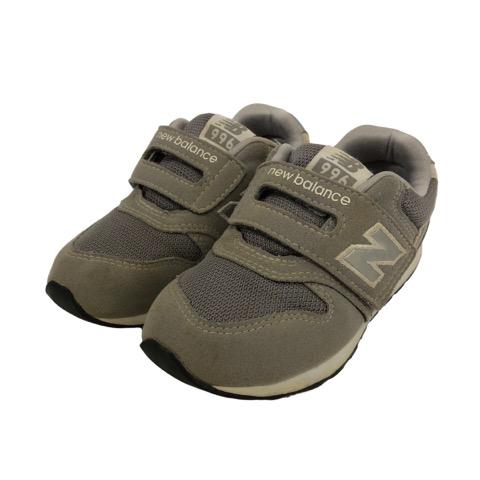 ニューバランス NEW BALANCE スニーカー シューズ 無地 ロゴ 16 グレー アイボリー ...