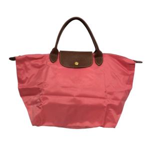 ロンシャン LONGCHAMP トートバッグ ナイロン バッグ 無地 大容量 収納 ピンク 茶 ブラウン レディース｜vectorpremium