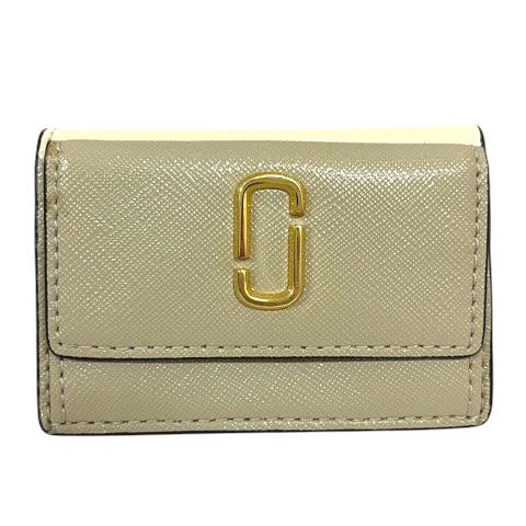 マークジェイコブス MARC JACOBS 3つ折り財布 ミニウォレット ザ スナップショット レザ...