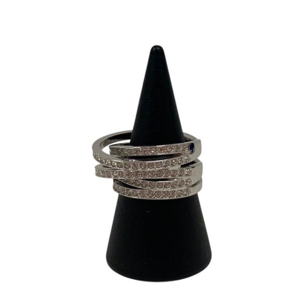 スワロフスキー SWAROVSKI パヴェリング リング 指輪 クリスタルストーン 13-14号 5...