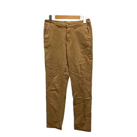 ザラ ベーシック ZARA BASIC パンツ スラックス スキニー RN77302 無地 茶ブラウ...