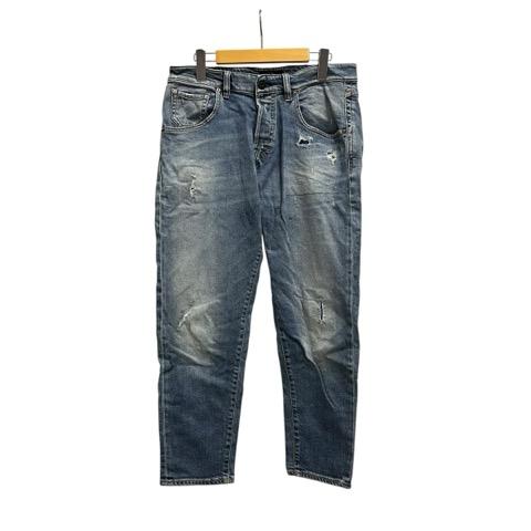 ジャックアンドジョーンズ JACK＆JONES デニム ジーンズ ダメージ加工 33 青 ブルー メ...