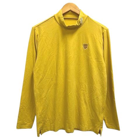 DRESSCODE INTERNATIONAL カットソー ハイネック ロゴ 刺繍 長袖 2 黄 イ...