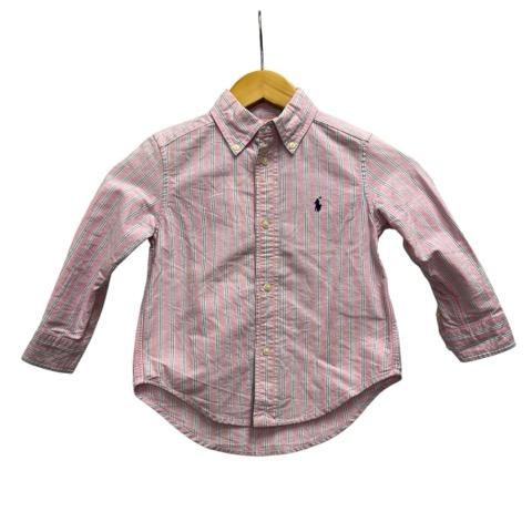 ラルフローレン RALPH LAUREN シャツ 長袖 ボタンダウンカラー ストライプ コットン 3...