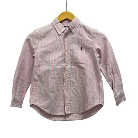 ラルフローレン RALPH LAUREN シャツ 長袖 ボタンダウンカラー ストライプ コットン 3...