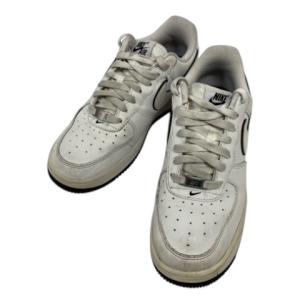 ナイキ NIKE ナイキエアフォース1 Air Force 1 Low ローカット ロゴ 無地 DV0788-103 25.0 白 ホワイト 黒 ブラック メンズ