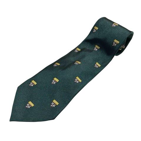 ラルフローレン RALPH LAUREN ネクタイ レギュラータイ 総柄 絹 シルク 光沢 ダークグ...