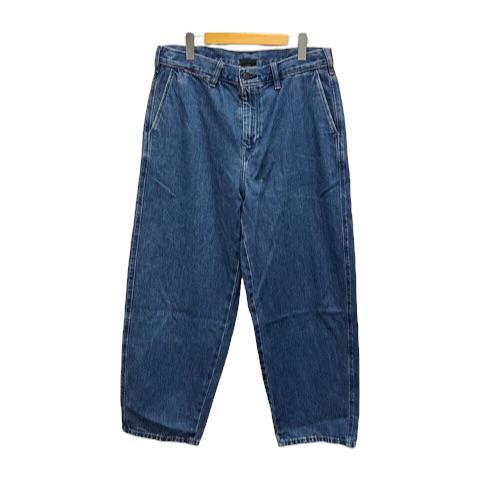 ユニクロ UNIQLO デニム  無地 コットン M インディゴブルー メンズ