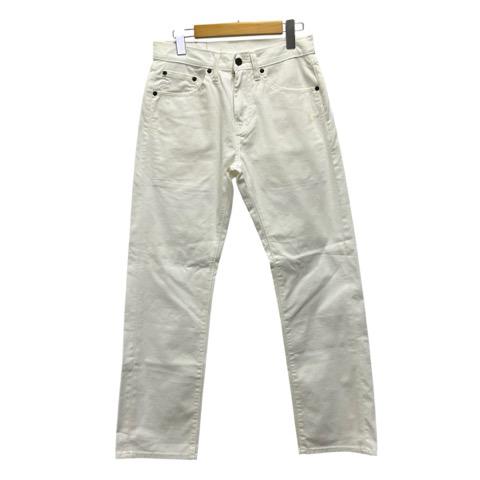 リーバイス Levi's デニム レギュラーストレート 505  無地 W28L32 白 ホワイト ...