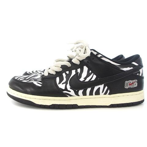 ナイキ エスビー×Quartersnacks Dunk Low &quot;Zebra Cake&quot; クウォータ...