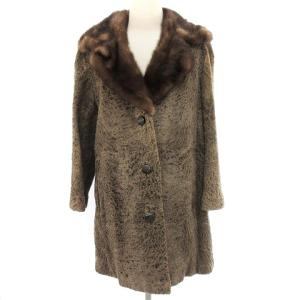 シェルミネッテ Cherminette 美品 ミンクファーコート 毛皮 ミドル丈 