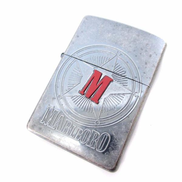 ジッポー ZIPPO Marlboro マルボロ スターコンパスエンブレム オイルライター XVI ...