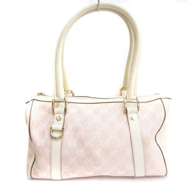 グッチ GUCCI アビー 130942 1781 GGキャンバス ミニボストンバッグ ハンド レザ...