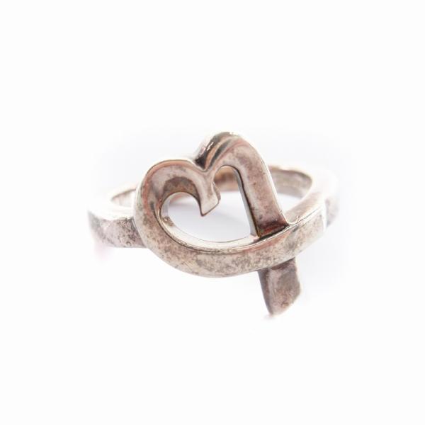 ティファニー TIFFANY &amp; CO. ラビングハート リング 指輪 925 10号 シルバーカラ...