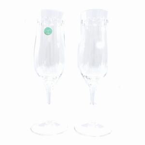 ティファニー TIFFANY &amp; CO. スウィングシャンパングラス ワイン 食器 ペアセット ガラ...