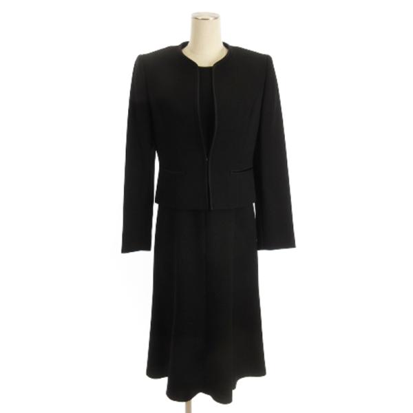 クロエ CHLOE FORMAL 良品 セットアップ ジャケット ワンピース ロング 五分袖 ブラッ...