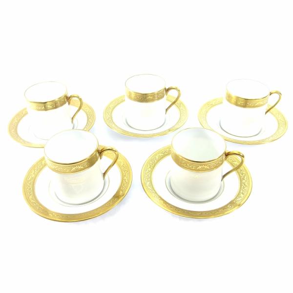 レイノー リモージュ Raynaud Limoges Ambassador Gold モカカップ デ...