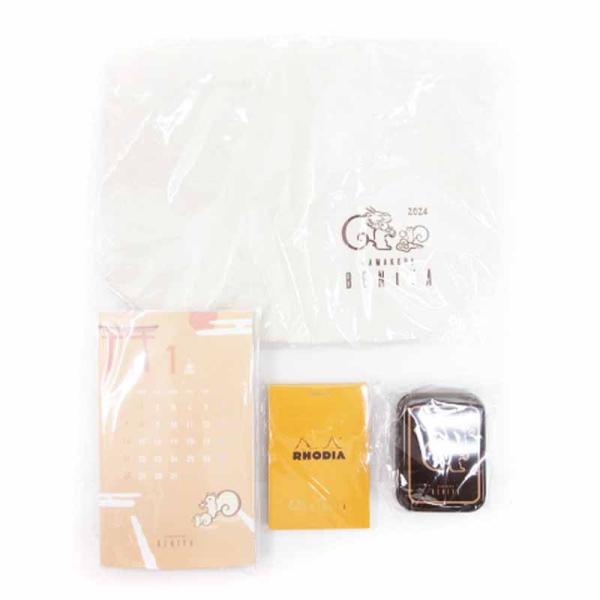 くるみッ子 2024年 福袋 4点セット付箋 カレンダー メモ帳 トートバッグ その他